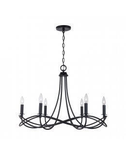 Capital Lighting 431661MB Sonnet 6 Light Chandelier